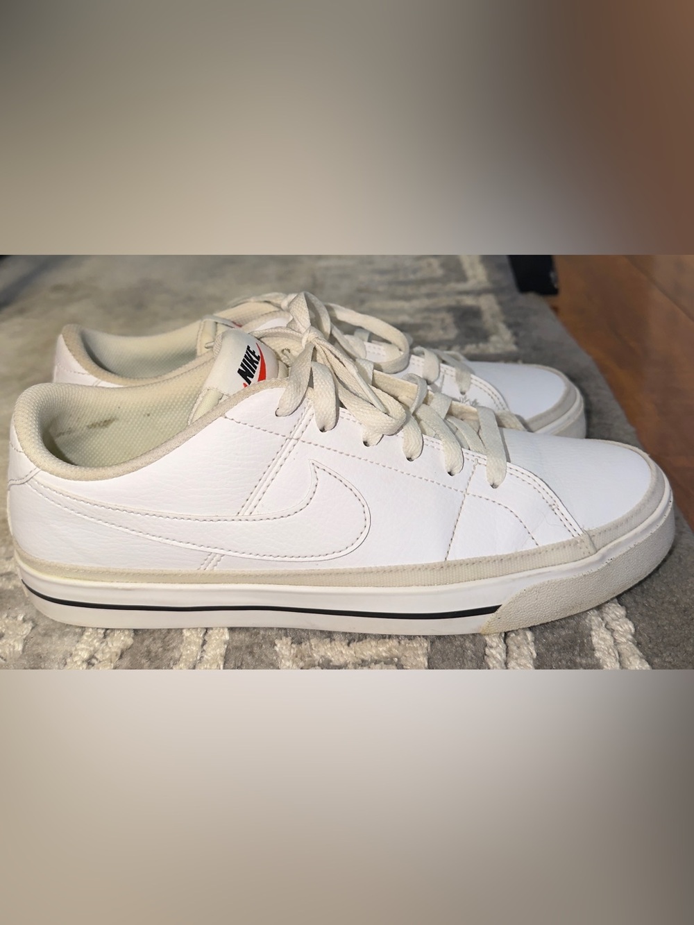 🤍 Nike Court Legacy Next Nature White Leather Sneakers – Women’s Size 10
